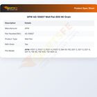 APW AS-55607 Well Pan 600 W/Drain