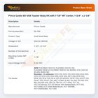 Prince Castle 65-058 Toaster Relay Kit with 1-7/8" MT Center, 1-3/4" x 2-1/4"