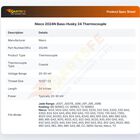 Nieco 2024N Baso-Husky 24 Thermocouple