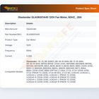 Glastender GLA06001445 120V Fan Motor, 60HZ, .28A