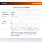 Manitowoc 4010989 Ice Machine Water Curtain