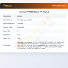 Antunes 7000199 Spacer Kit (Pack 2)