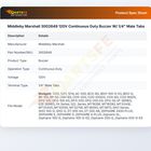 Middleby Marshall 3002649 120V Continuous Duty Buzzer W/ 1/4" Male Tabs