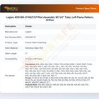 Legion 400346-01 Steam Kettle Stem Assembly 3" SS