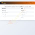 Manitowoc 000014063 Ice Machine Dump Valve 240V 50/60Hz