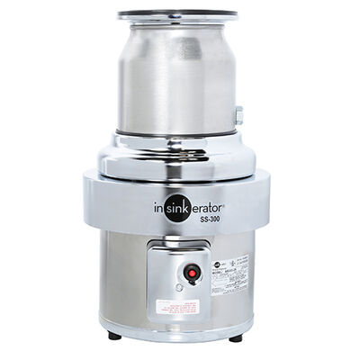 In-Sink-Erator SS-300-3 3 HP Waste Disposer 208/230/460V, 3 PH