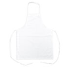 Allpoints 2775WHT KNG 32 inch Bib Apron White