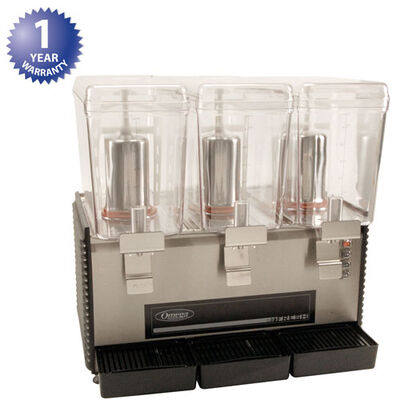 Omega MSD30 Triple Bowl Drink Dispenser