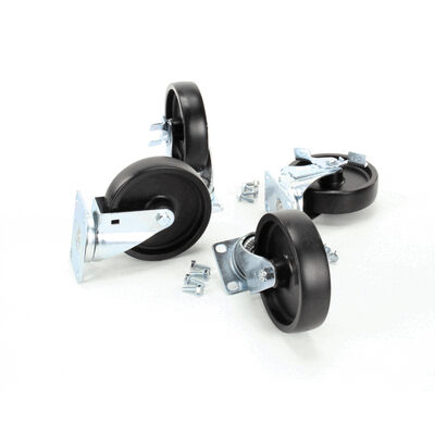 Silver King 10314-75 Freezer Caster Plate Kit 5" 4-Pack