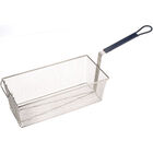 Garland GL1069900 Twin Fryer Basket Blue 17-1/8" L, 8-1/4" W, 6" H Font Hook, Blue Plastic coated Handle
