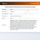 T&S Brass 008A Pre Rinse Spray Valve Chrome Bonnet  Assembly