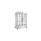 VITLIFE Commercial VRB54FG 54" 2-Glass Door Reach-In Freezer Bottom-Mounted 46 Cu. Ft.