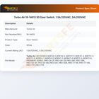 Turbo Air 19-14613 SD Door Switch, 1.5A/125VAC, 5A/250VAC