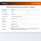 APW 2U-85195 Drive Shaft Conveyor Motor 1/2" 208/240V