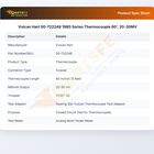 Vulcan Hart 00-722248 Thermocouple 60" 20-30MV 1980 Series