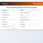 Power Soak Systems 33738 44" Pre-Rinse Hose, No Handle