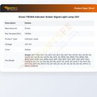 Groen 116384 Indicator Amber Signal Light Lamp 24V