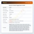 Hatco 02-19-016-00 Toggle Switch 1/2 SPST