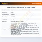 Hobart 00-854977 Acorn Nut, 7/16"-20 Thread, 3" Valve,