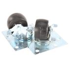 Garland 4524737 Swivel Plate Caster Kit W/Brake 3" 2-Pack