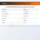 Ice-O-Matic 9161079-06 Water Pump 5.12 GPM 0.5A 240V