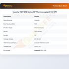Imperial 1121 1970 Series 18" Thermocouple 20-30 MV