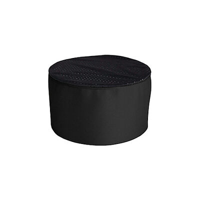 Allpoints 1880BLBK Kng Chef Hat Skull Cap Mesh, Black