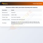 Panasonic A393C-3855 Latch Switch Assembly