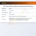 Robot Coupe 29505 Blade & Housing Assembly W/Bell Cover