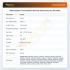 Hobart 21025-1 Thermostat Kit W/ Knob And Screws, Rx, 200-400F,