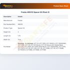 Franke 490312 Spacer Kit (Pack 2)