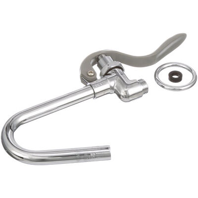 T&S Brass 2851-40 Hook Nozzle & Self-Closing Valve 3/8"