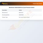 Manitowoc 000013509 Pressure Switch FCC No 225/275