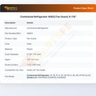 Continental Refrigerator 40622 Fan Guard 6-7/8"