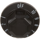Market Forge 97-5339 Black Indicator Knob Printed White Number with OFF-1-10