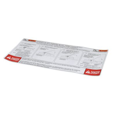 Henny Penny 35792 Pressure Fryer Label Lid Instruction