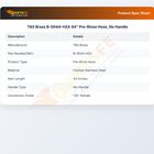 T&S Brass B-0044-H2A Flexible Hose W/O Handle 44"