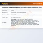 Toastmaster - See Middleby Marshall 3024A8807 Ovenball Plunger Door Catch