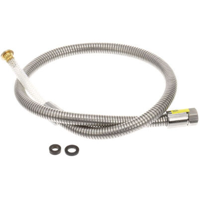 T&S Brass B-0044-H2A Flexible Hose W/O Handle 44"