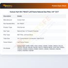 Vulcan Hart 00-718327 Left Flame Natural Gas Pilot, 1/4" CCT