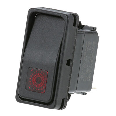 Groen 155546 Power Switch,10A/250VAC, 15A/125VAC, 1/4" TAB W/Red Light