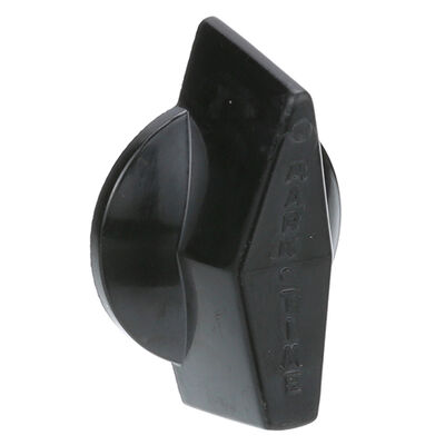 Star Mfg 2R-4717 Black indicator Pointer Knob, 1-3/8" DIA, Mount .125", Double D Position