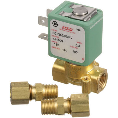 Winston Products PS2754 Holding Cabinet Water Solenoid Valve 1/4" CCT 208/240V 50/60Hz