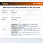 Market Forge 97-5566 Stainless Steel Handle For 1/2" & 2" Draw Of Valves