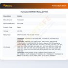 Frymaster 8075304 Relay, 24VAC