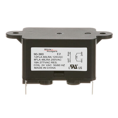 Frymaster FM8070012 24V Relay Pump W/ 24V Coil, 12-125 FLA, 2-1/8" MT CTRS, 4 TABS