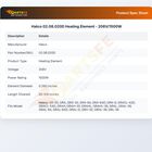 Hatco 02.08.020D Heating Element  - 208V/1500W