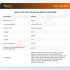 Hatco 02-08-127D-00 Warmer Element 120V 660W