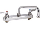 T&S Brass TSB1121M Brass Faucet, 8" Deck Mount, 1/2" Inlet, Lead-Free