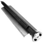 Hobart 871A Broiler Burner W/shield Deflector & Air Shutter 16-1/2" X 4-3/8" 2.408" Opening 7/16" Hole